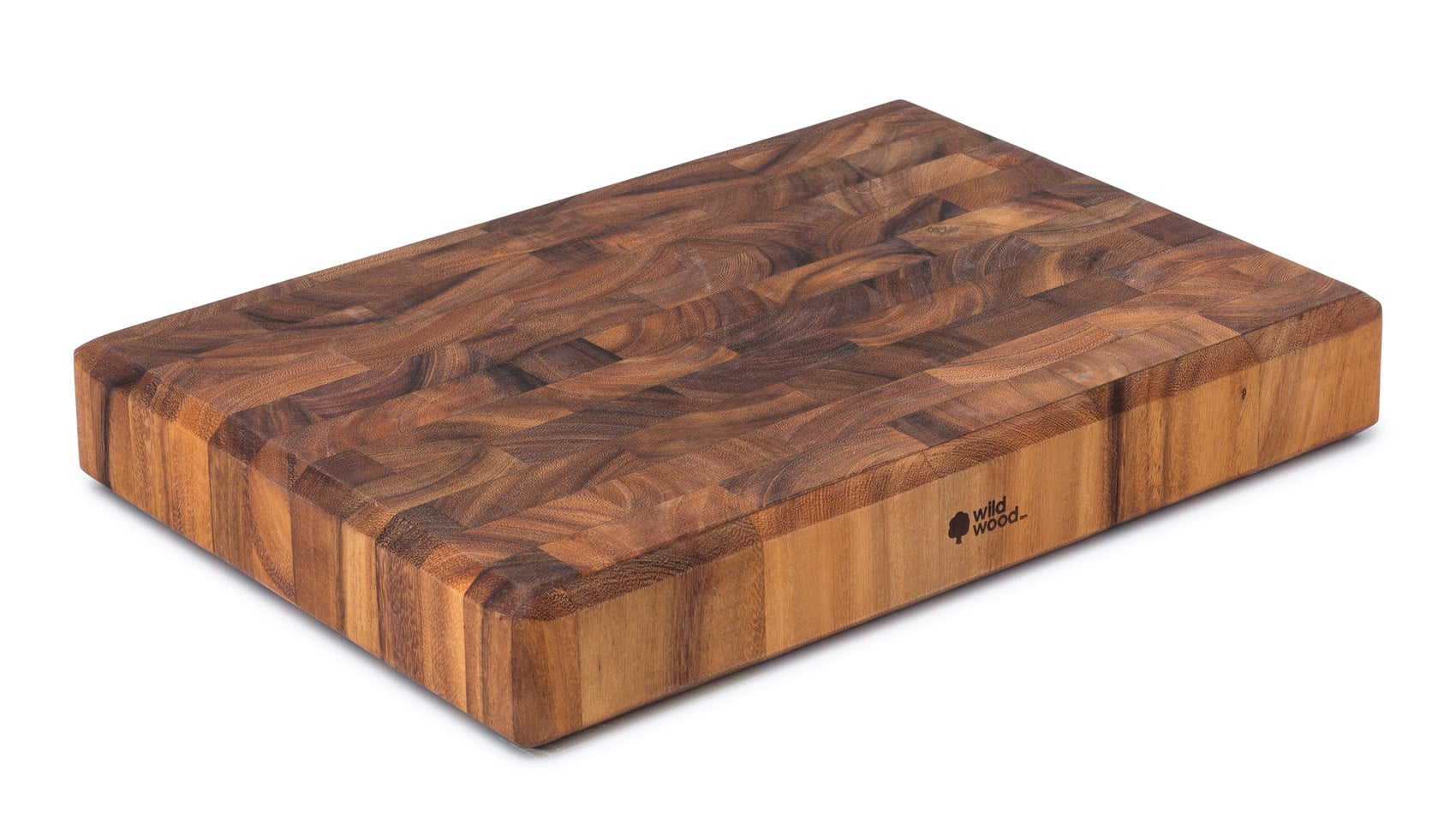 Thick wooden chopping board