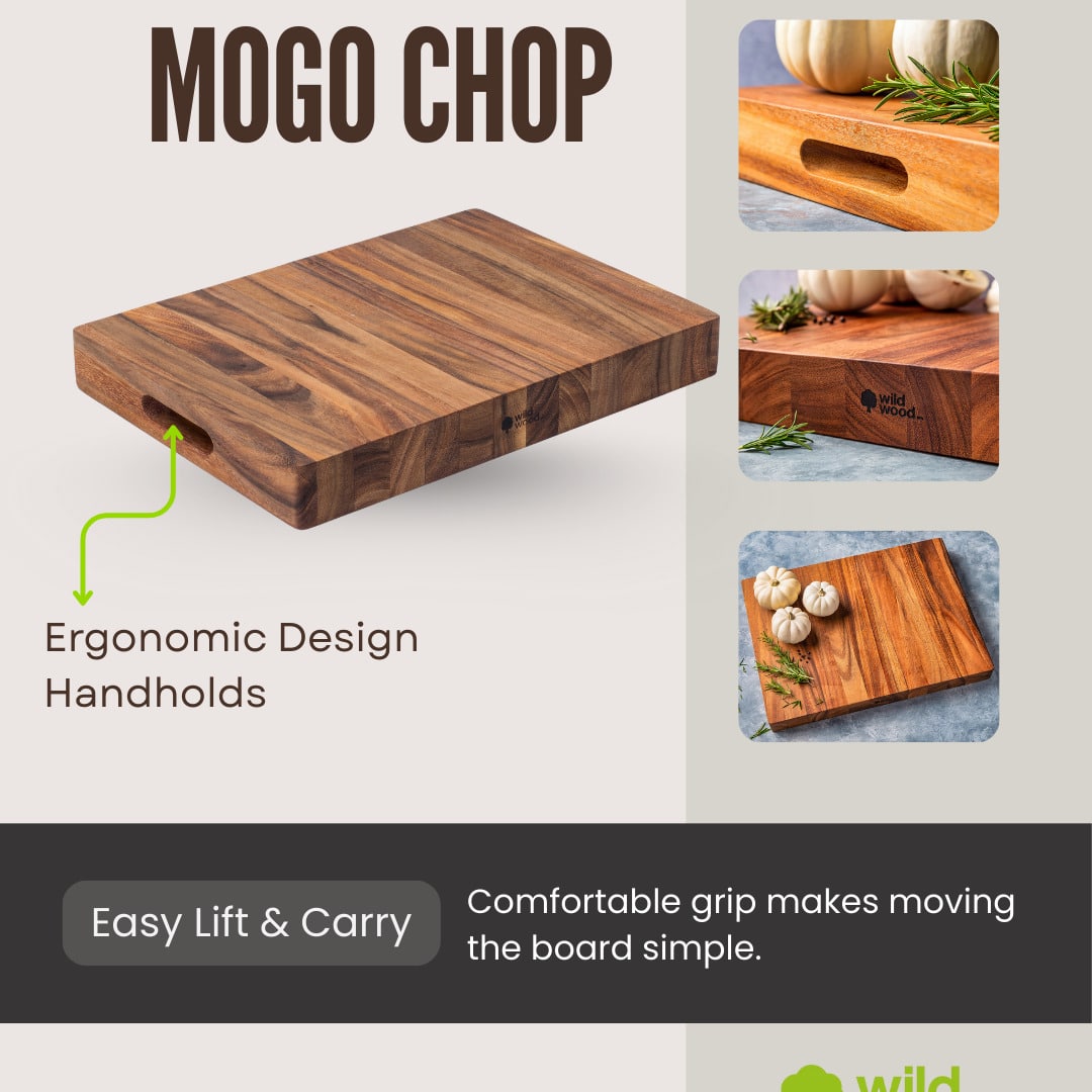 🌿 Built To Last.
🌿 Acacia heartwood - NO warping, NO cracking
🌿 Perfect for prepping family meals.
🎉 https://www.wildwood.com.au/product/the-xlarge-mogo-chop-cutting-carving-chopping-board/

#butchersblock
#choppingboard
#acaciawood
#wildwood
